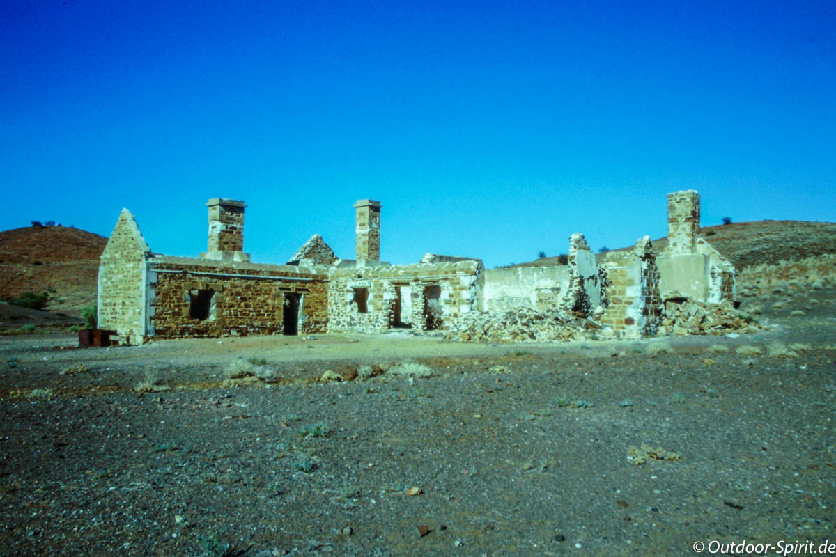Ruinen einer alten Telegraphenstation