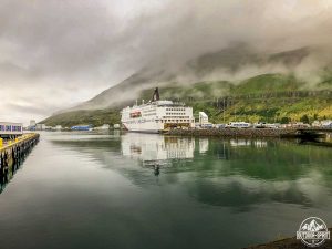 Die Norröna im Hafen